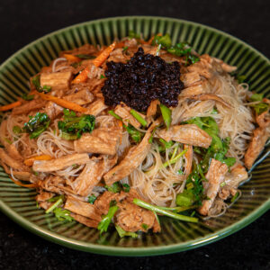 Fideos veganos